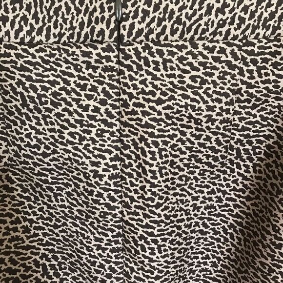 Loft Leopard Skirt, silk blend, 4 Petite - Picture 2 of 4